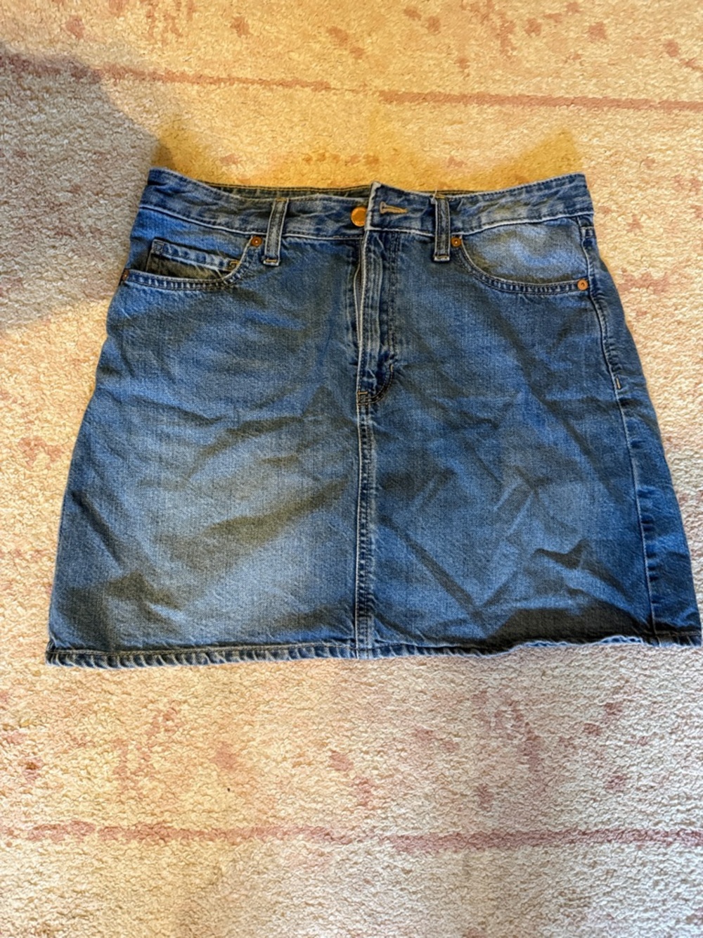 Banana Republic Blue Denim Mini Skirt
